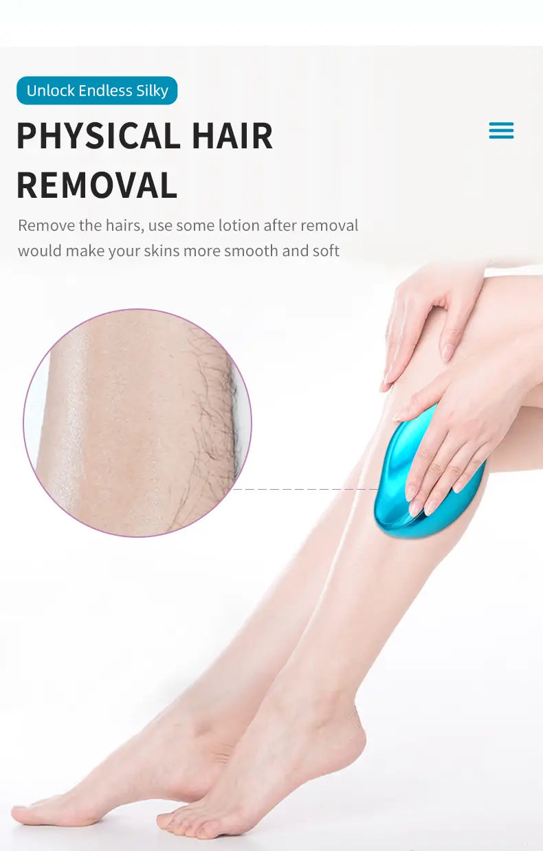 Painless Crystal Hair Remover for Body, Mini Device