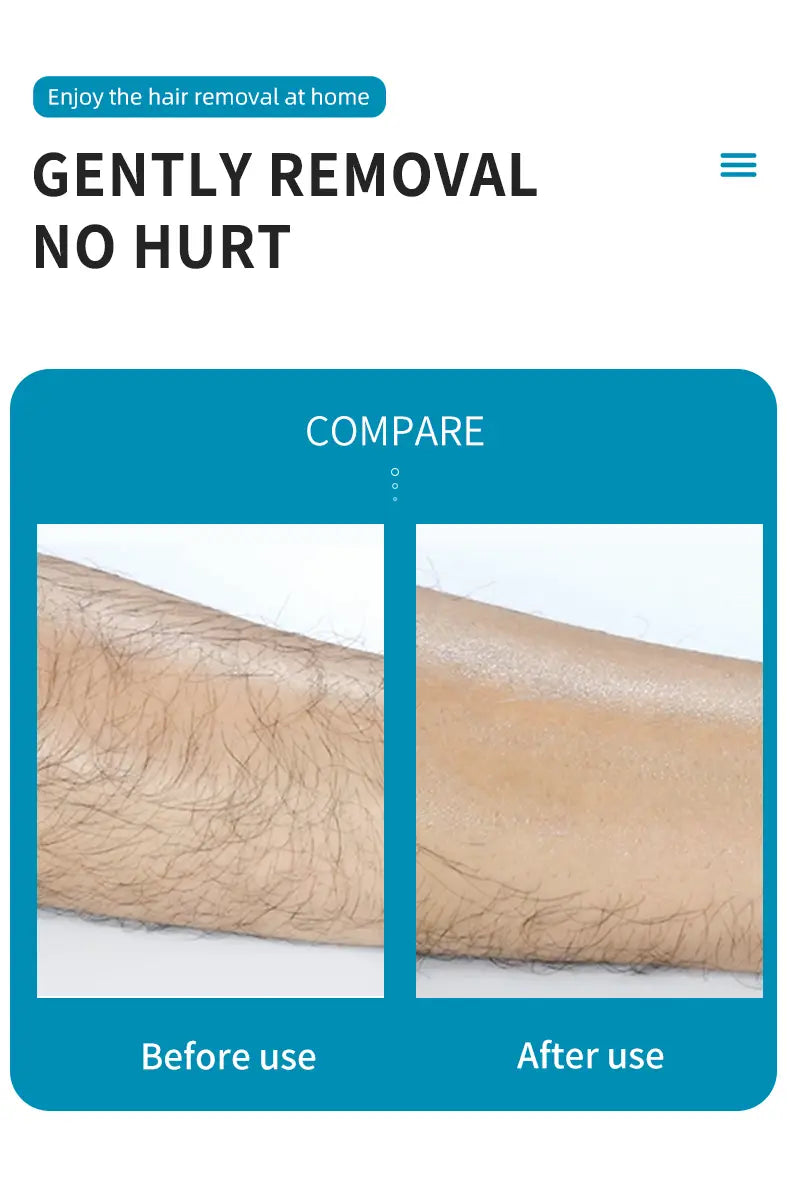 Painless Crystal Hair Remover for Body, Mini Device